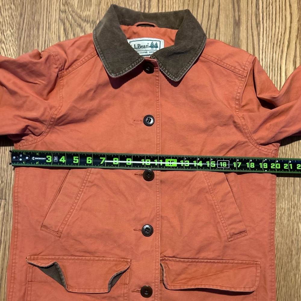 L.L.Bean Vintage Women’s XS Petite Field / Barn Coat – Corduroy‎ Collar - Picture 13 of 16